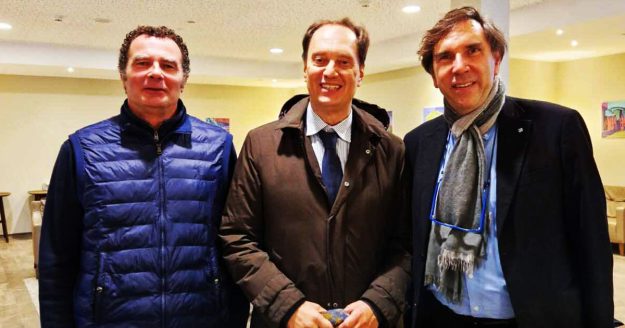 Da-sx-Maurizio-Decli-Luca-Ciriani-Daniele-Damele Federmanager Fvg Luca Ciriani